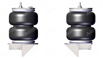 Пневмоподвеска JAC N-120 (размерность колес 22.5), передняя ось Арайд 30030.01