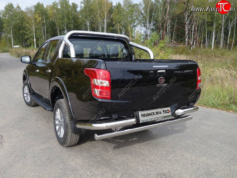 57 999 р. Защита кузова d76,1 мм (только для кузова) ТСС Тюнинг Fiat Fullback (2016-2018) (нержавейка)  с доставкой в г. Тамбов