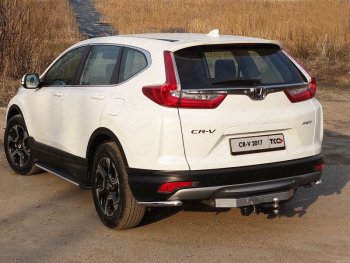 10 499 р. Защита заднего бампера (уголки, d42,4 мм) TCC Honda CR-V RW,RT дорестайлинг (2016-2020)  с доставкой в г. Тамбов. Увеличить фотографию 1