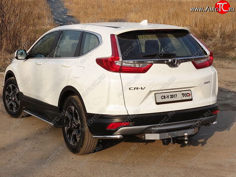 10 499 р. Защита заднего бампера (уголки, d42,4 мм) TCC Honda CR-V RW,RT дорестайлинг (2016-2020)  с доставкой в г. Тамбов