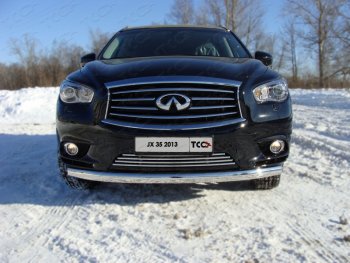 Декоративная вставка решетки радиатора ТСС Тюнинг INFINITI QX60 L50 дорестайлинг (2013-2016) ()