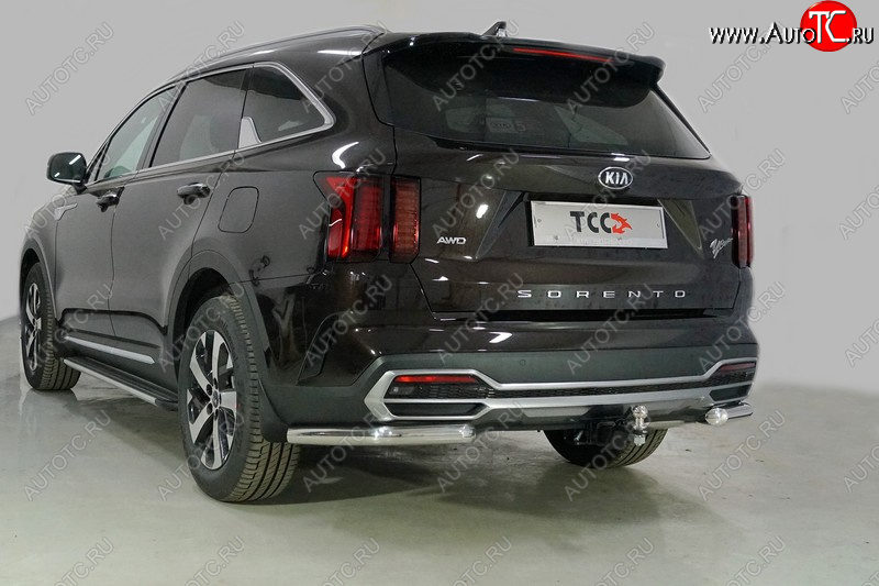 20 999 р. Защита заднего бампера (уголки, d60,3 мм) TCC  KIA Sorento  MQ4 (2020-2022)  с доставкой в г. Тамбов