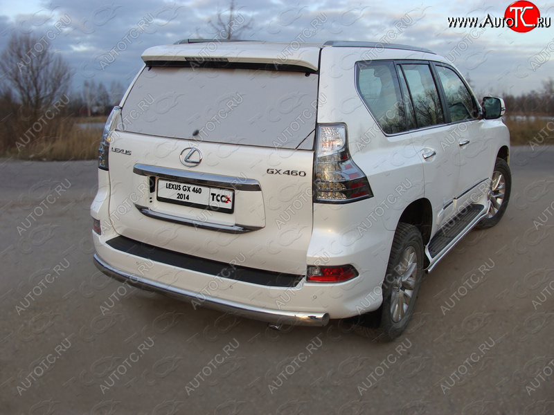 24 999 р. Защита задняя (центральная овальная 75х42 мм) ТСС Тюнинг  Lexus GX460  J150 (2019-2022) 2-ой рестайлинг (центральная )  с доставкой в г. Тамбов