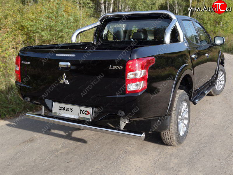 72 399 р. Защита кузова d 75х42 мм (только для кузова) ТСС Тюнинг  Mitsubishi L200  5 KK,KL (2015-2019) дорестайлинг (нержавейка)  с доставкой в г. Тамбов