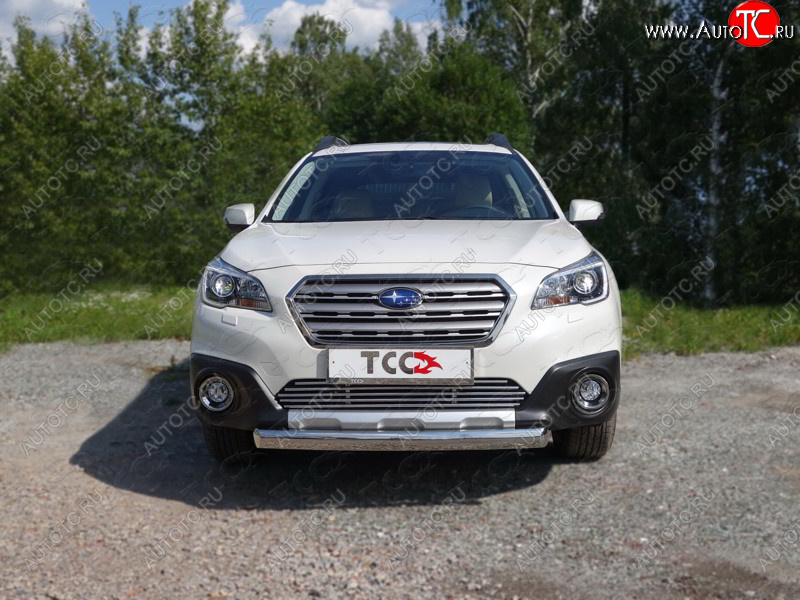 6 099 р. Декоративная вставка решетки радиатора ТСС Тюнинг  Subaru Outback  BS/B15 (2014-2021) дорестайлинг универсал, рестайлинг универсал (d 12 мм)  с доставкой в г. Тамбов