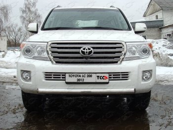 Декоративная вставка решетки радиатора ТСС Тюнинг Toyota (Тойота) Land Cruiser (Лэнд)  200 (2012-2015) 200 1-ый рестайлинг ()