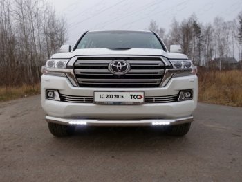 Декоративная вставка решетки радиатора (кроме EXECUTIVE) ТСС Тюнинг Toyota Land Cruiser 200 2-ой рестайлинг (2015-2021)