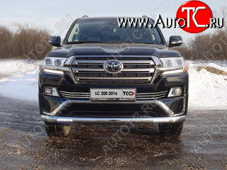 12 299 р. Декоративная вставка решетки радиатора (EXECUTIVE) ТСС Тюнинг  Toyota Land Cruiser  200 (2015-2021) 2-ой рестайлинг (d 16 мм)  с доставкой в г. Тамбов