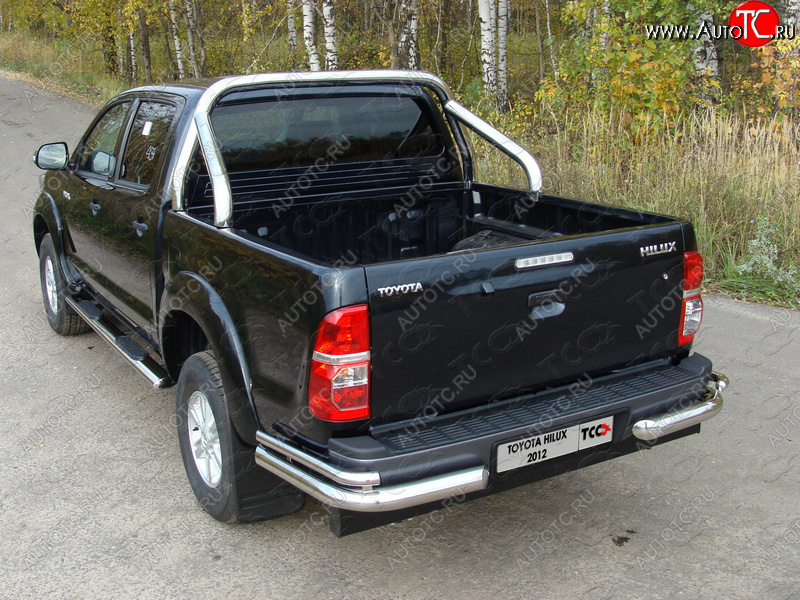 55 999 р. Защита кузова d76,1 мм (только для кузова) ТСС Тюнинг Toyota Hilux AN20,AN30  2-ой рестайлинг (2011-2016) (нержавейка)  с доставкой в г. Тамбов