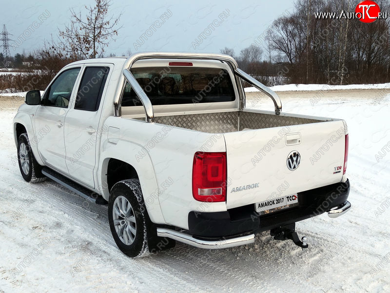 57 999 р. Защита кузова (для кузова) d 76,1 мм ТСС Тюнинг  Volkswagen Amarok (2016-2022) рестайлинг (нержавейка)  с доставкой в г. Тамбов