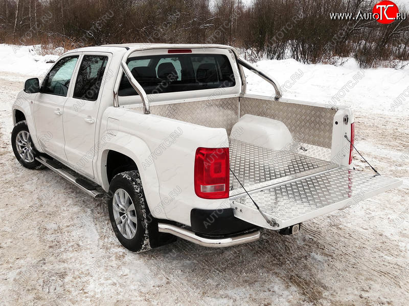 67 999 р. Защита кузова d 75х42 мм (только для кузова) ТСС Тюнинг  Volkswagen Amarok (2016-2022) рестайлинг (нержавейка)  с доставкой в г. Тамбов