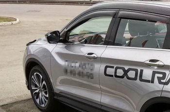 Дефлекторы окон SIM Geely Coolray SX11 дорестайлинг (2018-2023)