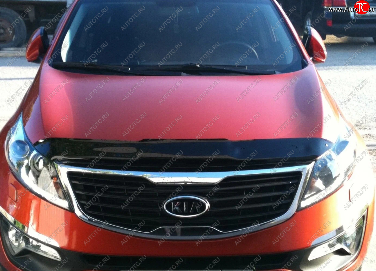 3 299 р. Дефлектор капота SIM  KIA Sportage  5 NQ5 (2021-2025)  с доставкой в г. Тамбов