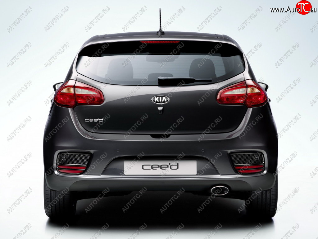 7 949 р. Бампер задний GAMMA  KIA Ceed  2 JD (2015-2018) рестайлинг, хэтчбэк (Неокрашенный)  с доставкой в г. Тамбов