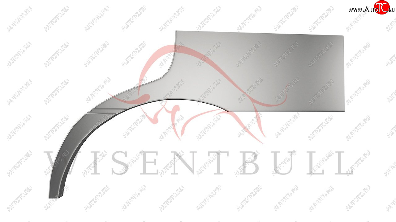 2 189 р. Левая задняя ремонтная арка (внешняя) Wisentbull  KIA Rio  1 DC (2002-2005) рестайлинг седан  с доставкой в г. Тамбов