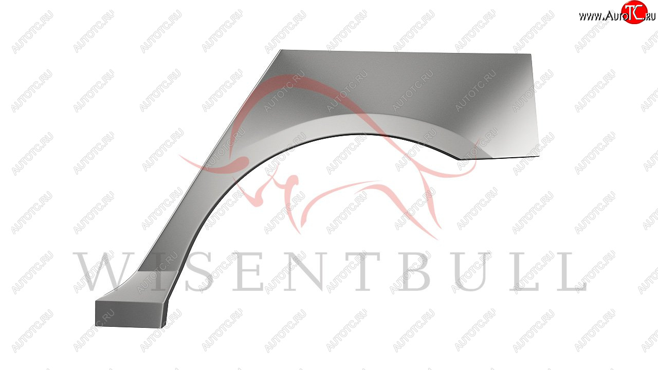 2 189 р. Левая задняя ремонтная арка (внешняя) Wisentbull  Peugeot 407  седан (2004-2010)  с доставкой в г. Тамбов