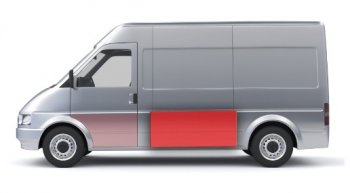 1 889 р. Левая средняя боковая панель (ремонтная) Wisentbull Fiat Ducato 244 (2002-2012)  с доставкой в г. Тамбов. Увеличить фотографию 1