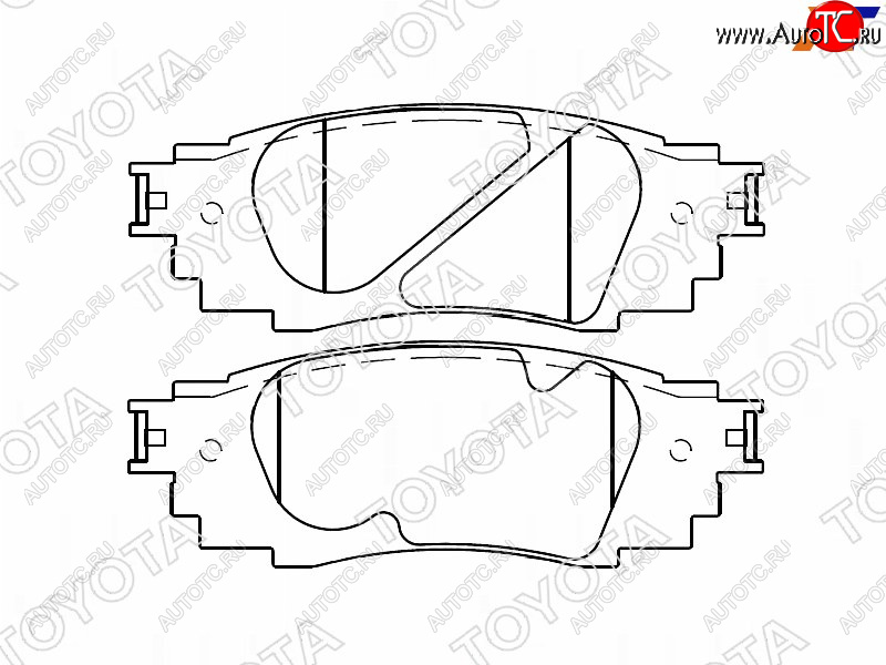 7 899 р. Колодки тормозные задние RH-LH SAT  Lexus RX350  AL20 (2015-2019), Lexus RX350L  AL20 (2017-2022), Lexus RX450  AL20 (2015-2019), Toyota Camry  XV70 (2017-2025)  с доставкой в г. Тамбов