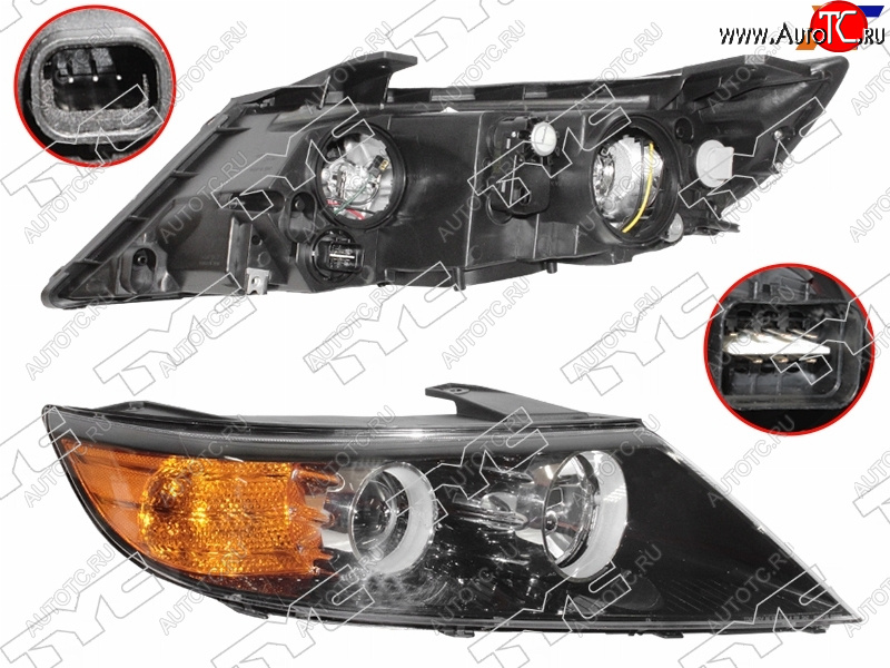 18 749 р. Фара правая (галоген, с корректором) TYC  KIA Sorento  XM (2009-2012) дорестайлинг  с доставкой в г. Тамбов