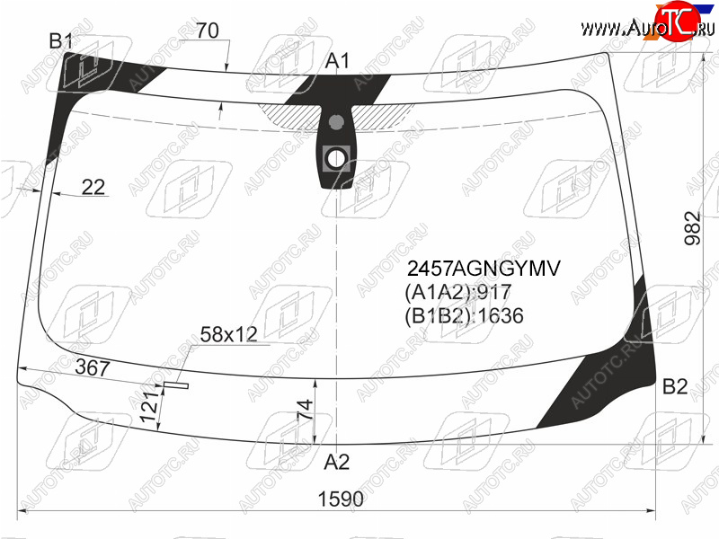 9 349 р. Стекло лобовое (Датчик дождя) FUYAO  BMW 7 серия  F01-F04 (2008-2015) седан  с доставкой в г. Тамбов