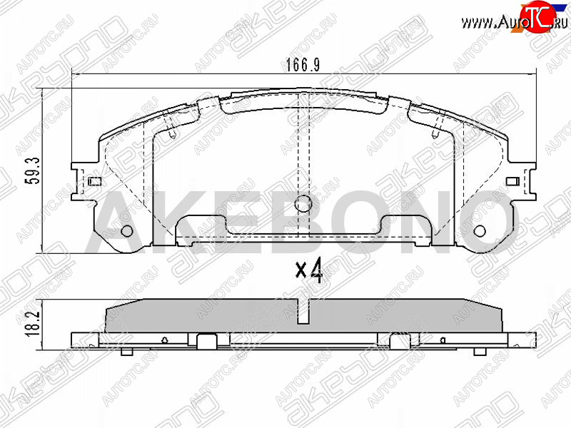 3 099 р. Колодки тормозные перед FL-FR SAT  Toyota Highlander  XU40 (2007-2013) дорестайлинг, рестайлинг  с доставкой в г. Тамбов