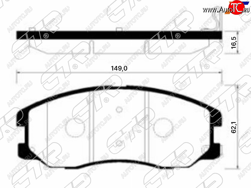 2 449 р. Колодки тормозные передние FL-FR SAT Chevrolet Captiva  дорестайлинг (2006-2011)  с доставкой в г. Тамбов