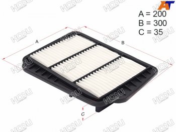 349 р. Фильтр воздушный HOSU  Chevrolet Lacetti ( седан,  универсал,  хэтчбек) (2002-2013), Daewoo Nubira  J200 (2003-2008)  с доставкой в г. Тамбов. Увеличить фотографию 1