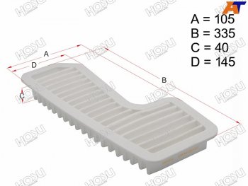 449 р. Фильтр воздушный HOSU  Toyota Mark 2 (X100,  Qualis,  X110), RAV4 (CA20,  XA30,  XA305,  XA40,  XA50)  с доставкой в г. Тамбов. Увеличить фотографию 1