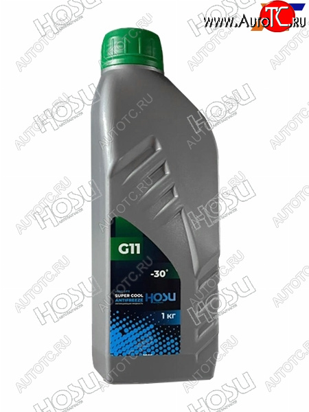 171 р. Антифриз (SUPER COOL G11 1 кг. -30 C Зелёный) HOSU HSCL0010  с доставкой в г. Тамбов