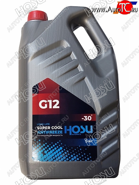 829 р. Антифриз (SUPER COOL G12 5 кг. -30 C красный) HOSU HSCL0008  с доставкой в г. Тамбов