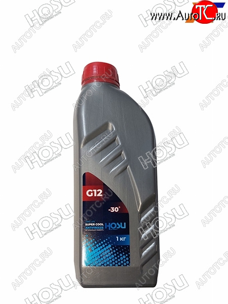186 р. Антифриз (SUPER COOL G12 1 кг. -30 C красный) HOSU HSCL0007  с доставкой в г. Тамбов