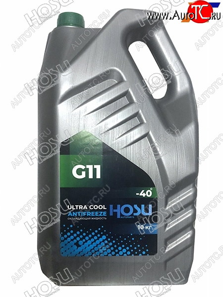 1 699 р. Антифриз (ULTRA COOL G11 10 кг. -40 C Зелёный) HOSU HSCL0006  с доставкой в г. Тамбов