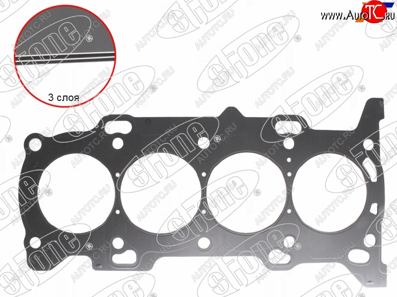 4 599 р. Прокладка ГБЦ 1-2AR-FE STONE  Lexus RX (270), RX270 (AL10), Toyota Camry (XV40,  XV50,  XV55,  XV70), Highlander (XU40,  XU50,  XU70), Venza (GV10)  с доставкой в г. Тамбов