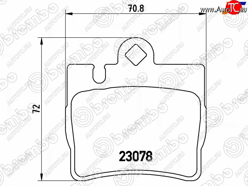 4 649 р. Колодки тормозные задние RH-LH SAT  Mercedes-Benz S class  W220 (1998-2005)  с доставкой в г. Тамбов