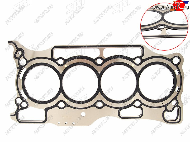 1 329 р. Прокладка ГБЦ HR15DEHR16DE SAT  Nissan AD  Y12 - Qashqai +2  1  с доставкой в г. Тамбов