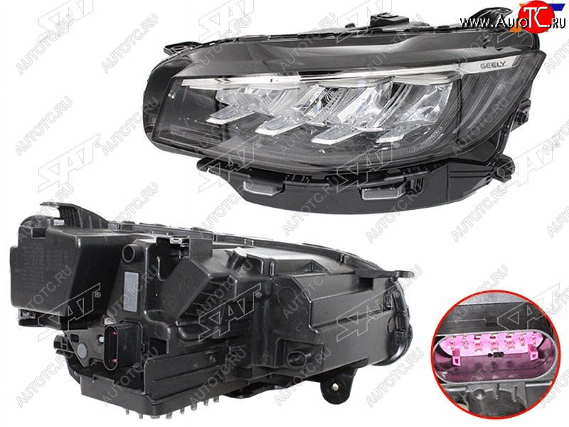 30 599 р. Фара левая (LED) SAT  Geely Atlas Pro  NL3 - Azkarra  NL3  с доставкой в г. Тамбов