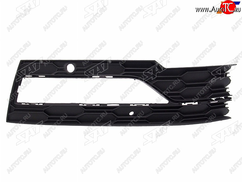 829 р. Правая оправа ДХО (под сонар) SAT  Skoda Octavia  A8 (2019-2022) универсал (молдинг хром)  с доставкой в г. Тамбов