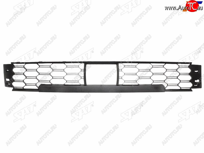 1 579 р. Нижняя решетка переднего бампера SAT  Skoda Rapid  MK2 (2019-2025) (под датчик дистанции)  с доставкой в г. Тамбов