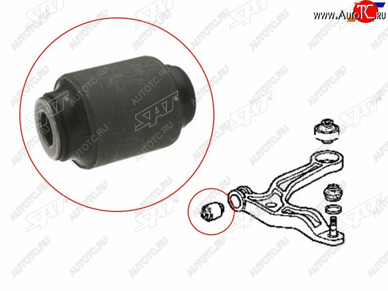 439 р. Сайлентблок переднего рычага FR SAT  Honda Pilot  YF1 (2002-2005) дорестайлинг  с доставкой в г. Тамбов