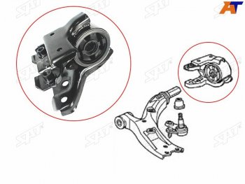 Сайлентблок рычага задний FR -LH SAT Honda CR-V RE1,RE2,RE3,RE4,RE5,RE7 рестайлинг (2009-2012)