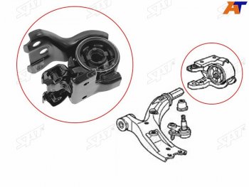 Сайлентблок рычага задний FR -RH SAT Honda CR-V RE1,RE2,RE3,RE4,RE5,RE7 рестайлинг (2009-2012)