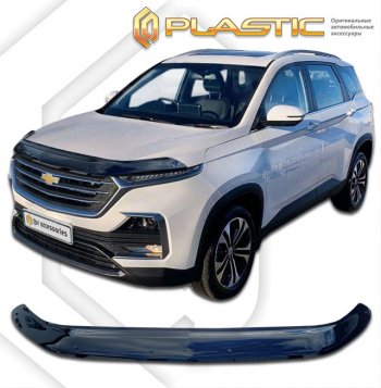 Дефлектор капота (ОАЭ) CA-Plastic Exclusive Chevrolet (Шевролет) Captiva (Каптива)  CN202S (2018-2024) CN202S дорестайлинг