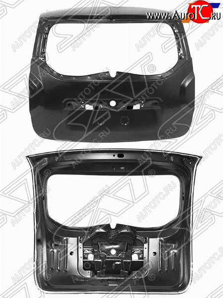 25 399 р. Дверь багажника SAT Renault Duster HS дорестайлинг (2010-2015)  с доставкой в г. Тамбов