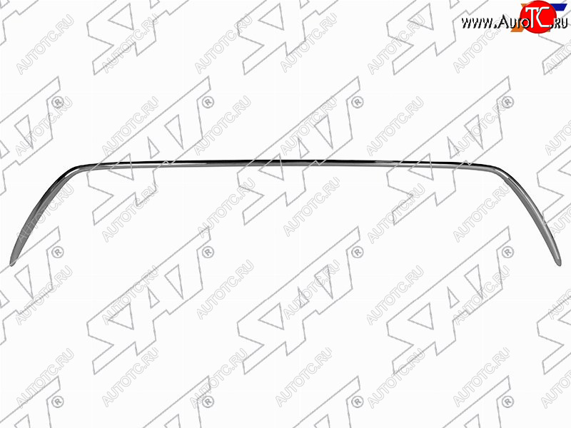 2 899 р. Молдинг решетки бампера SAT  Toyota Camry  XV55 (2014-2017) 1-ый рестайлинг (хром)  с доставкой в г. Тамбов