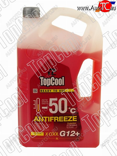 1 399 р. Антифриз (Х COOL G12+ 5 л. -50 C Красный) TOPCOOL Z0038  с доставкой в г. Тамбов
