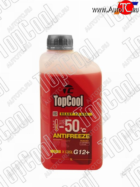242 р. Антифриз (Х COOL G12+ 1 л. -50 C Красный) TOPCOOL Z0037  с доставкой в г. Тамбов
