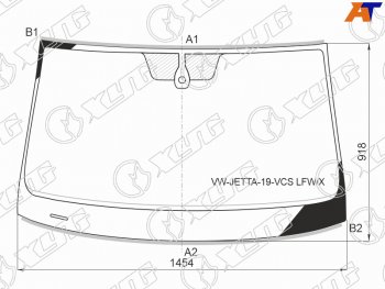 13 499 р. Стекло лобовое (Датчик дождя Молдинг) XYG  Volkswagen Jetta  A7 (2018-2022) седан дорестайлинг  с доставкой в г. Тамбов. Увеличить фотографию 2