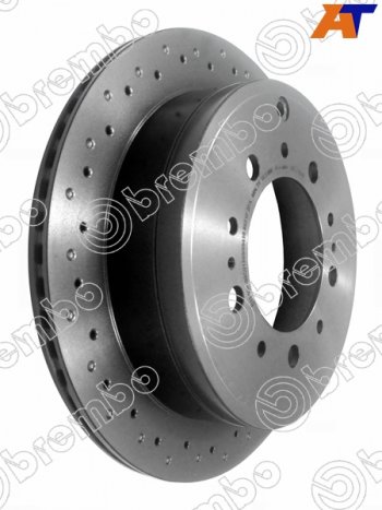 Диск тормозной задний Ø345 BREMBO Toyota Land Cruiser 200 1-ый рестайлинг (2012-2015)