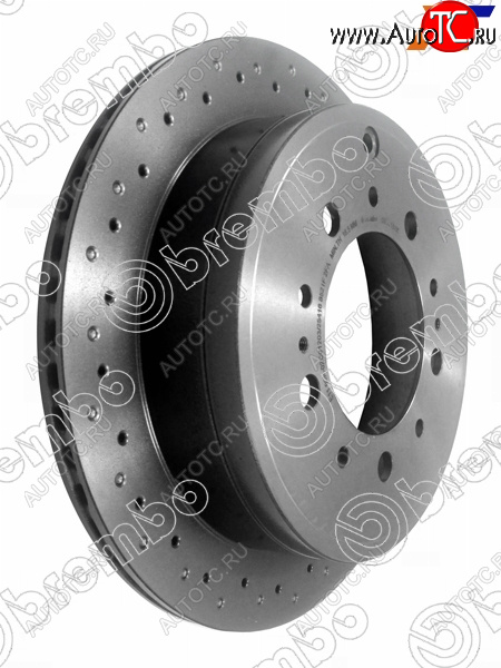 14 599 р. Диск тормозной задний Ø345 BREMBO Lexus LX500d J310 (2021-2022)  с доставкой в г. Тамбов