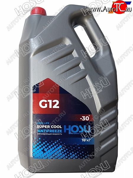 1 499 р. Антифриз (SUPER COOL G12 10 кг. -30 C красный) HOSU HSCL0009  с доставкой в г. Тамбов